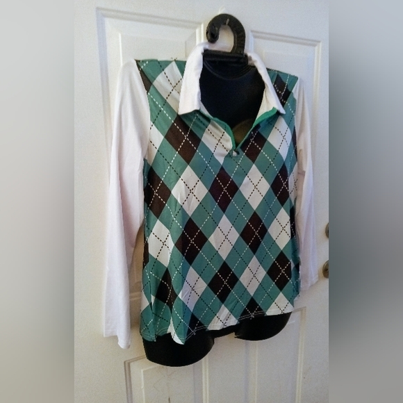 Soneven 2XL print long sleeve top - Picture 4 of 10